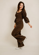 Maude Jumpsuit - Dark Brown