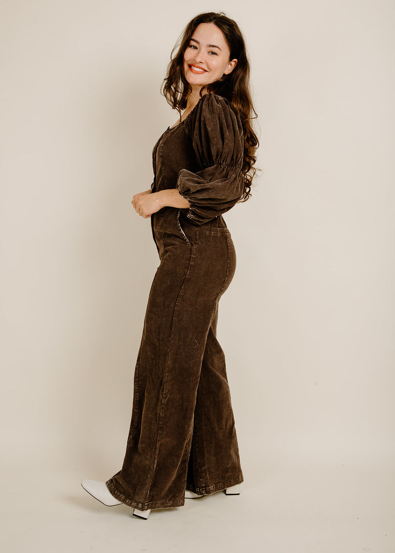 Maude Jumpsuit - Dark Brown