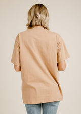 Happy Tee (Oversized) - Mushroom