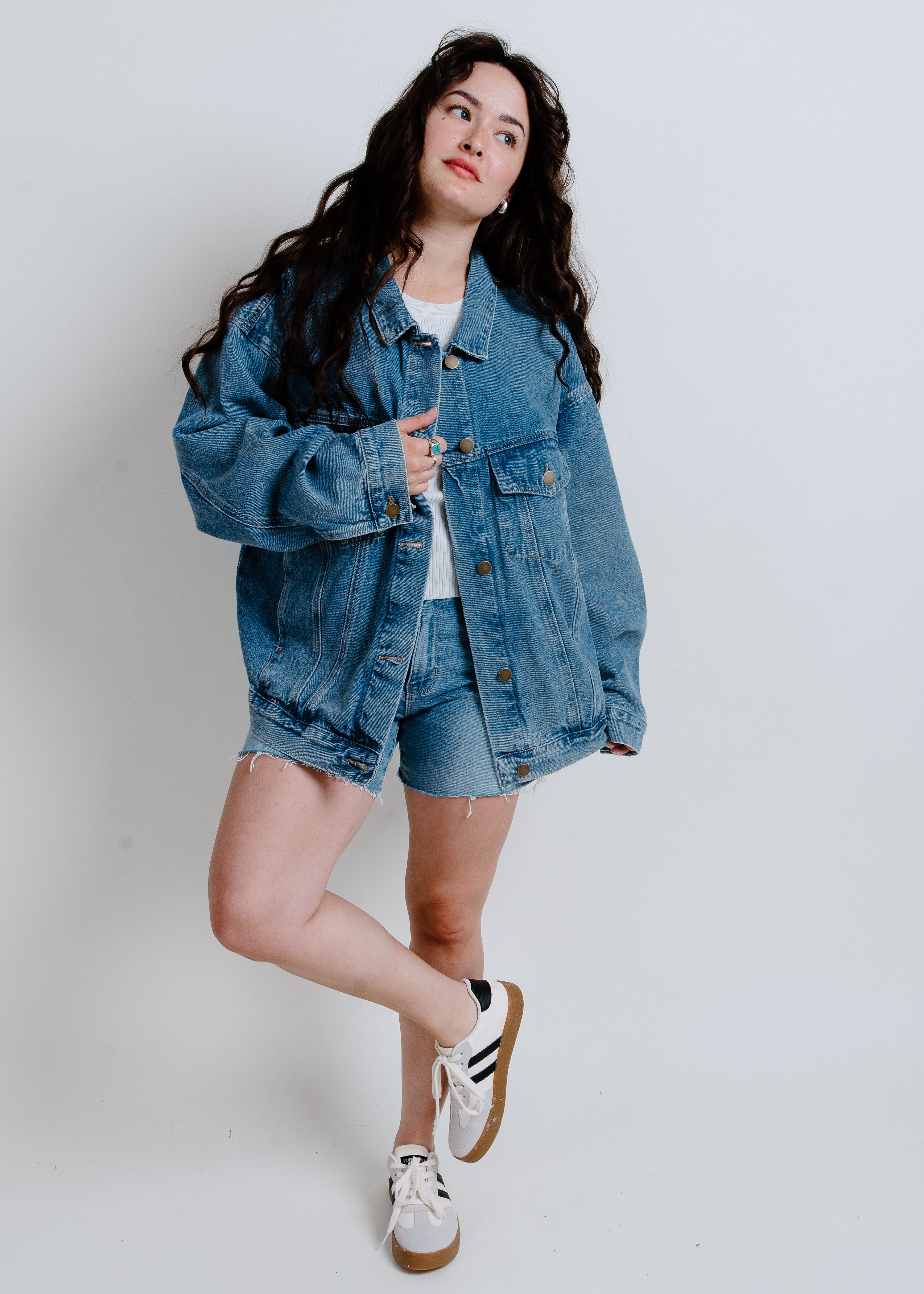 【正規品】Bibiy JOSIE DENIM JACKET The Josie Oversized Denim Jacket – Shoppe Twelve