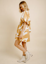 Hazel Mini Dress - Camel