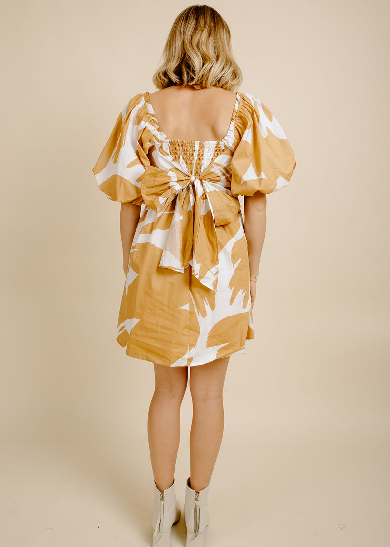 Hazel Mini Dress - Camel