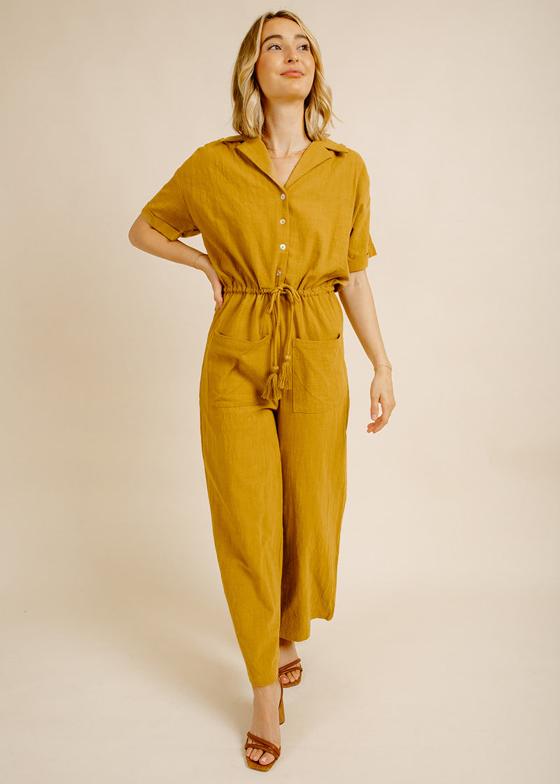 Hilde Jumpsuit - Mustard