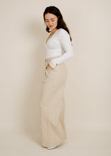 Honeycomb Pants - Beige