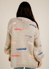 In Stitches Cardigan - Taupe
