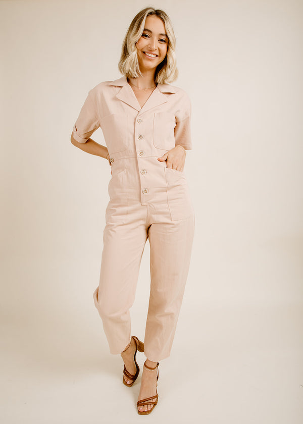 Jamison Jumpsuit - Blush