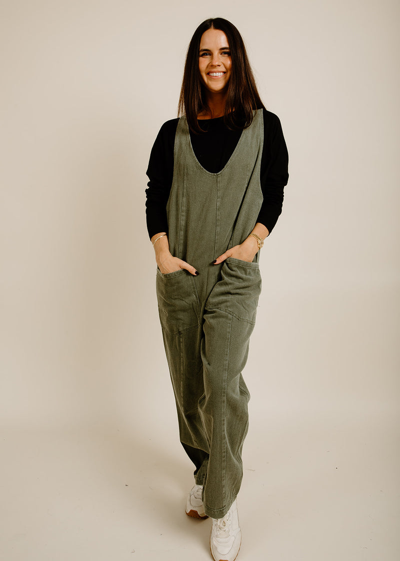 Jess Jumpsuit -Olive