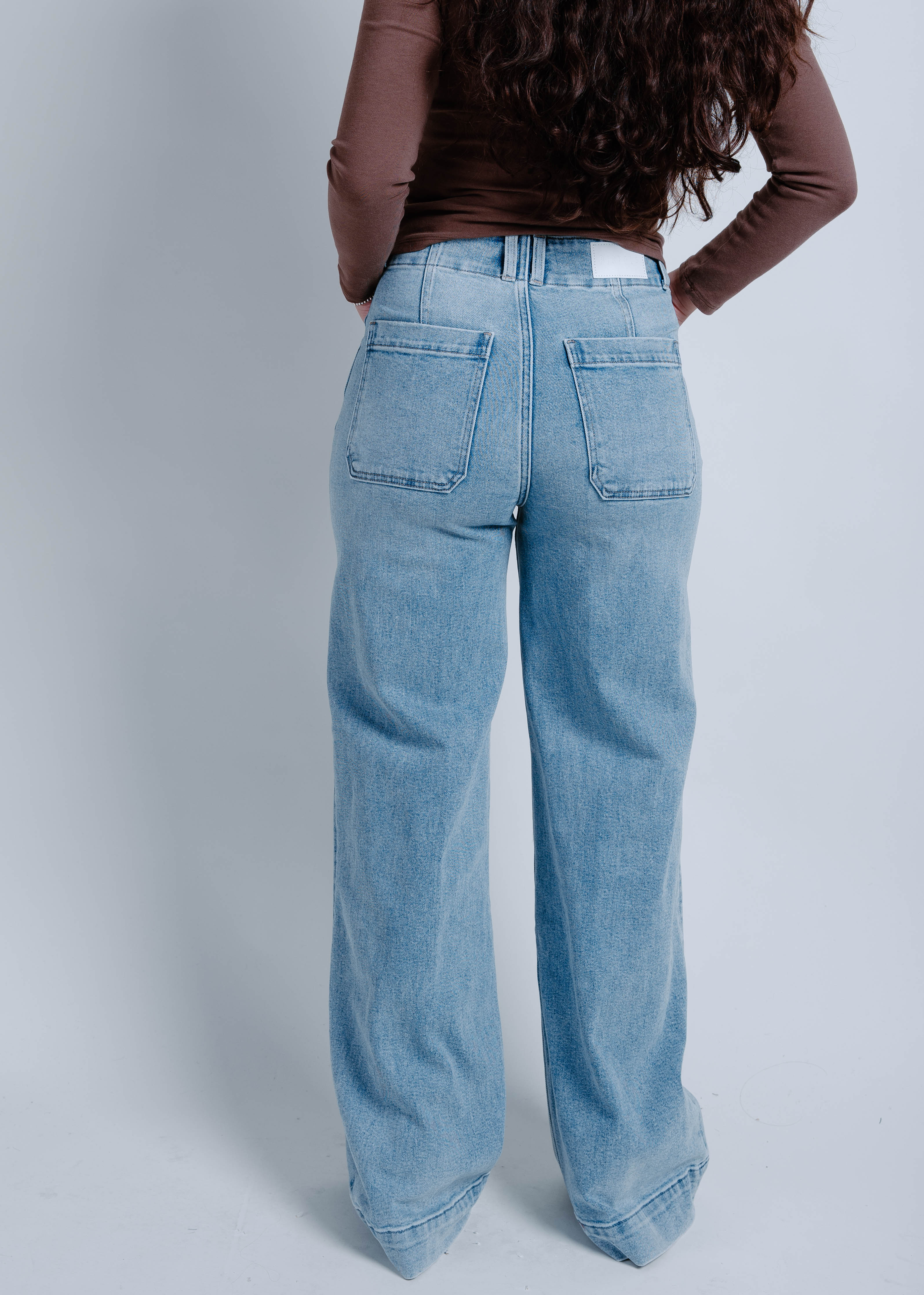 Lana High Rise Ultra Wide Leg Jean - Terrace – Vinnie Louise