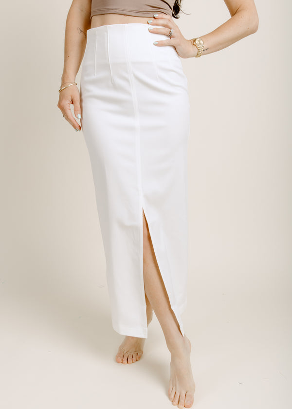 Lauren Maxi Skirt - White