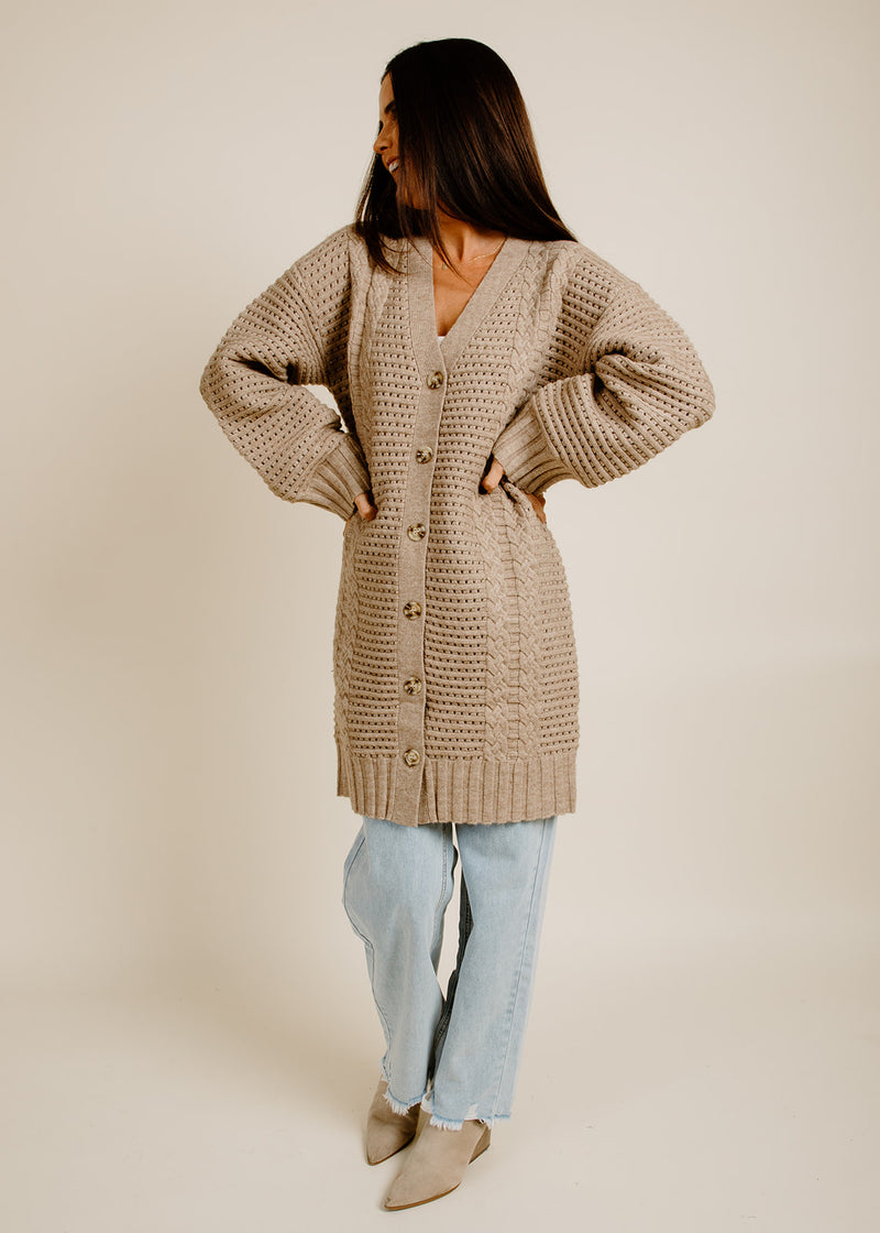 Lorelai Cardigan - Tan