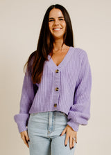 Lyla Cardigan - Lavender