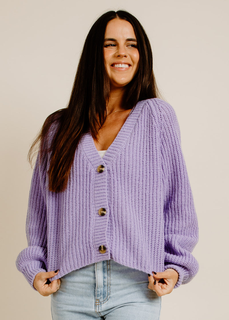 Lyla Cardigan - Lavender