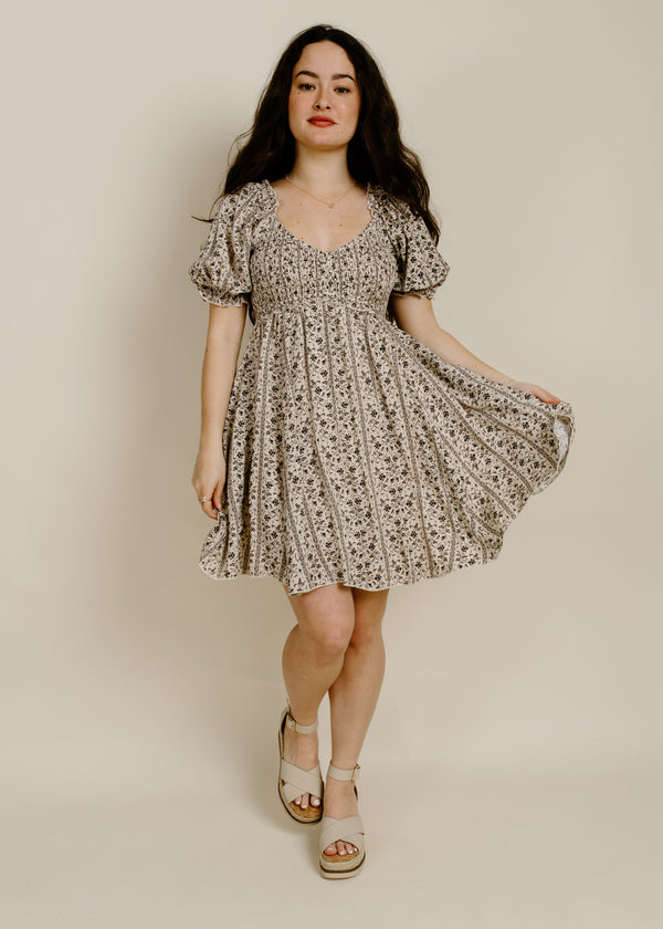 Maggie Mini Dress - Cream