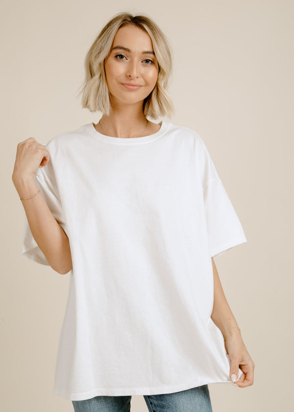 On the Move Top - Off White