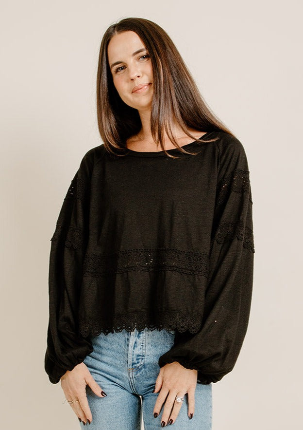 Petunia Blouse - Black