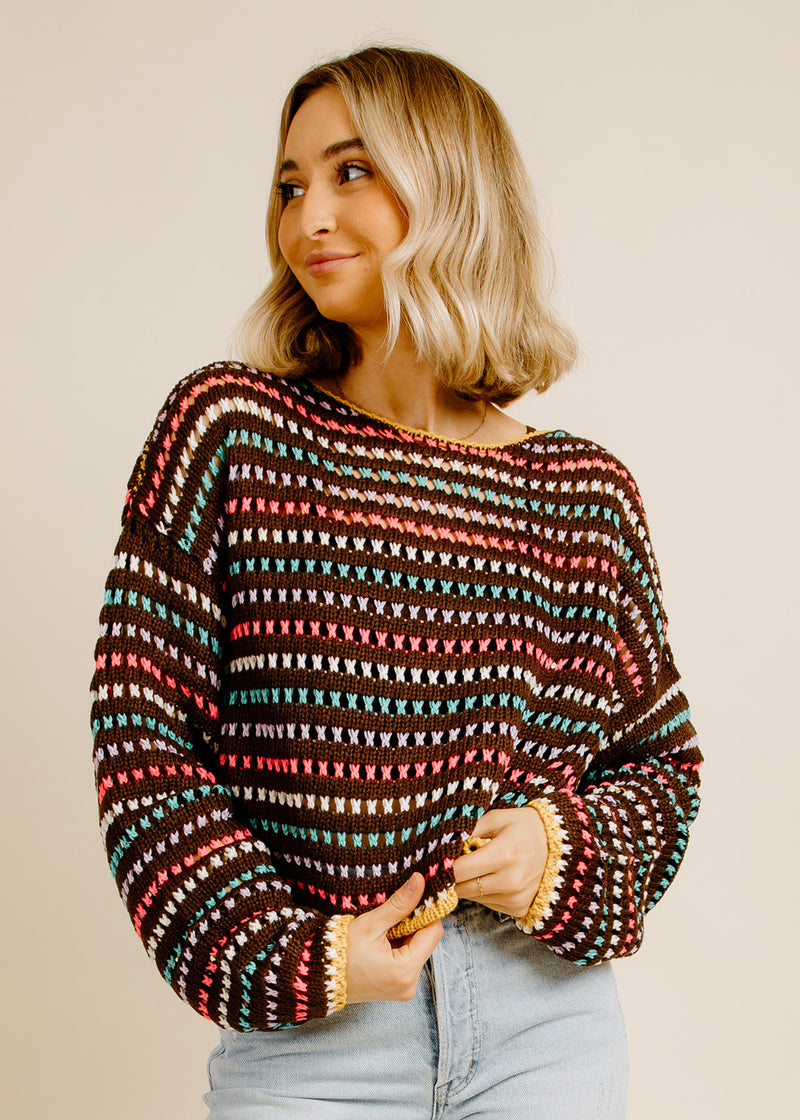 Savannah Sweater - Brown