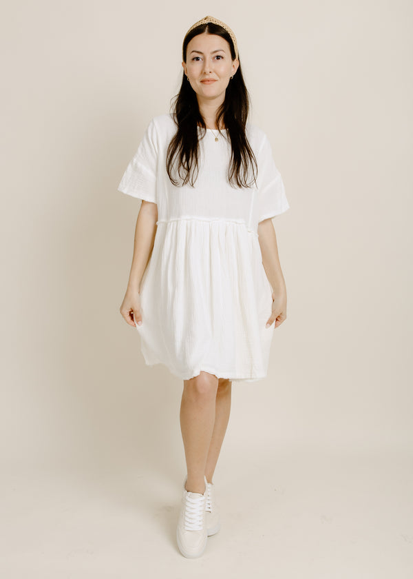 Scottie Mini Dress - Cream