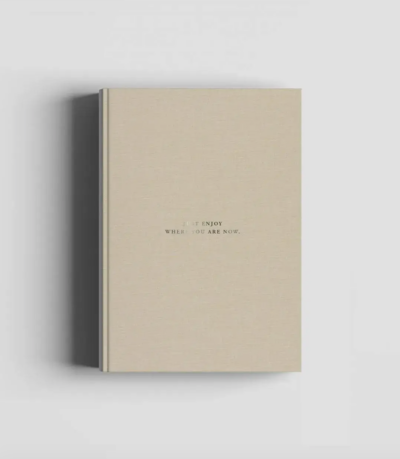 Notebook - Natural Linen & Dark Brown