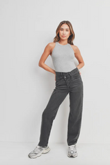 Tynika Criss-Cross Straight Jean
