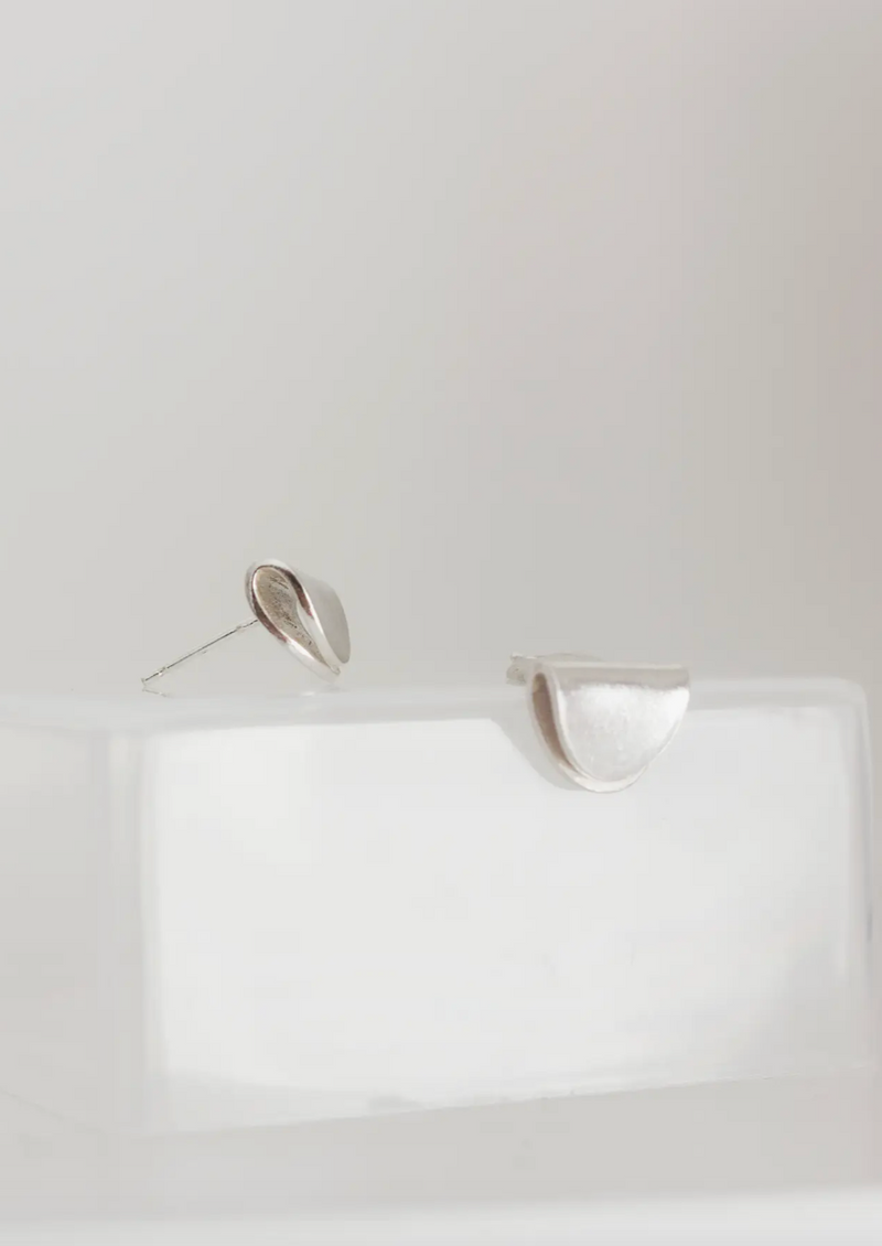 Folded Stud Earring