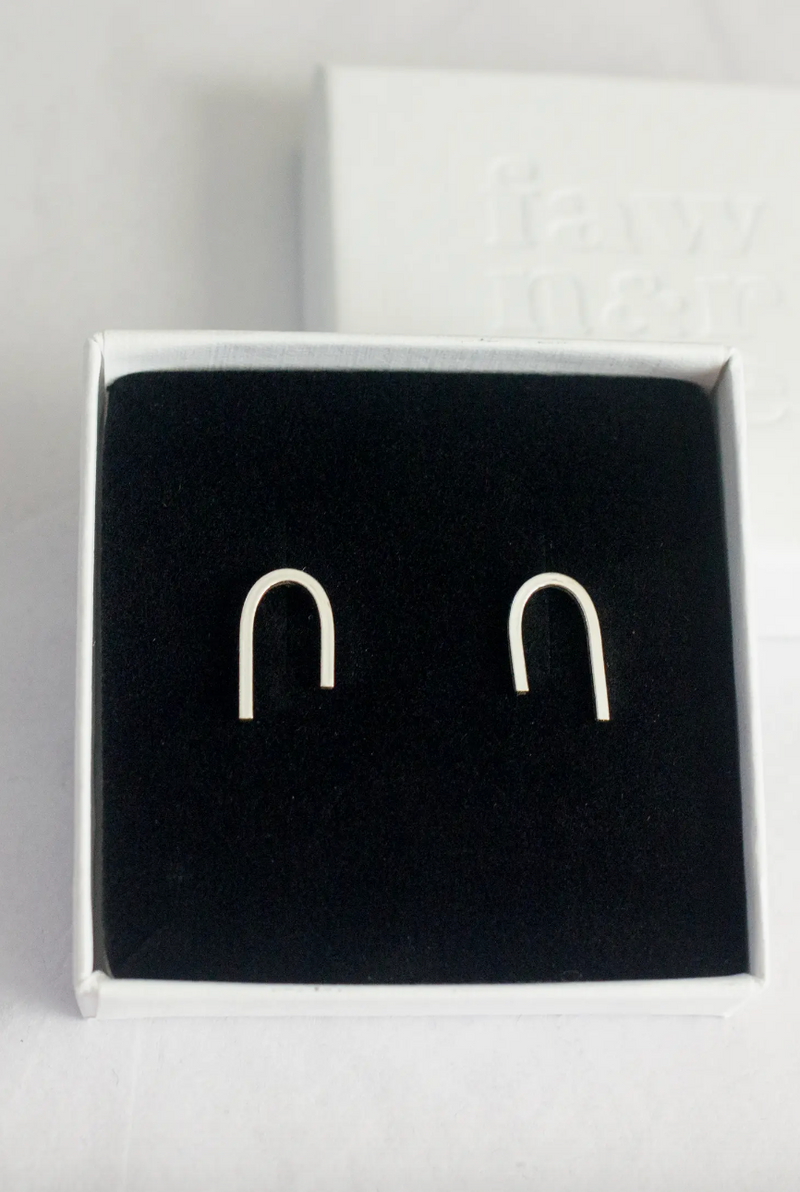 Asymmetric Arc Earrings