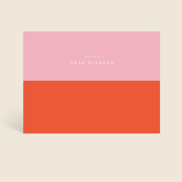 Weekly Desk Panner - Colorblock