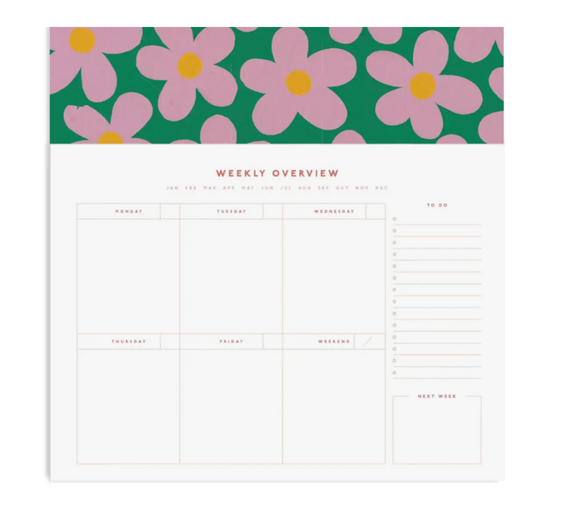 Weekly Desk Panner - Love In Bloom