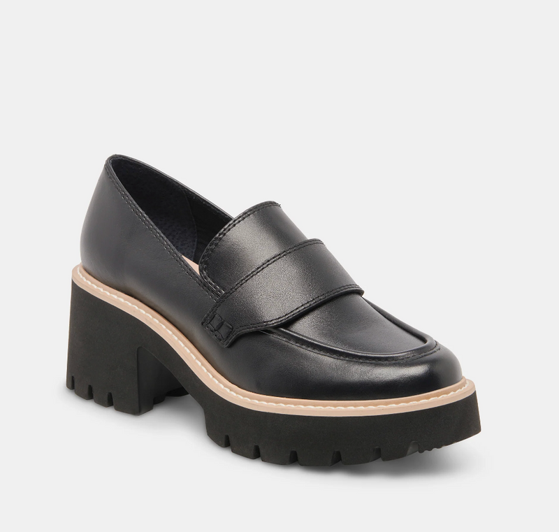 Halona Loafers - Onyx Leather