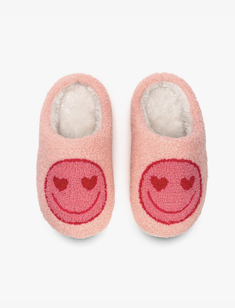Kids Slippers - Pink Happy