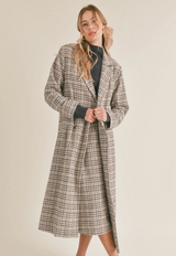 Impressionist Plaid Coat