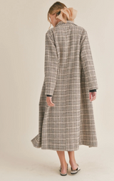 Impressionist Plaid Coat
