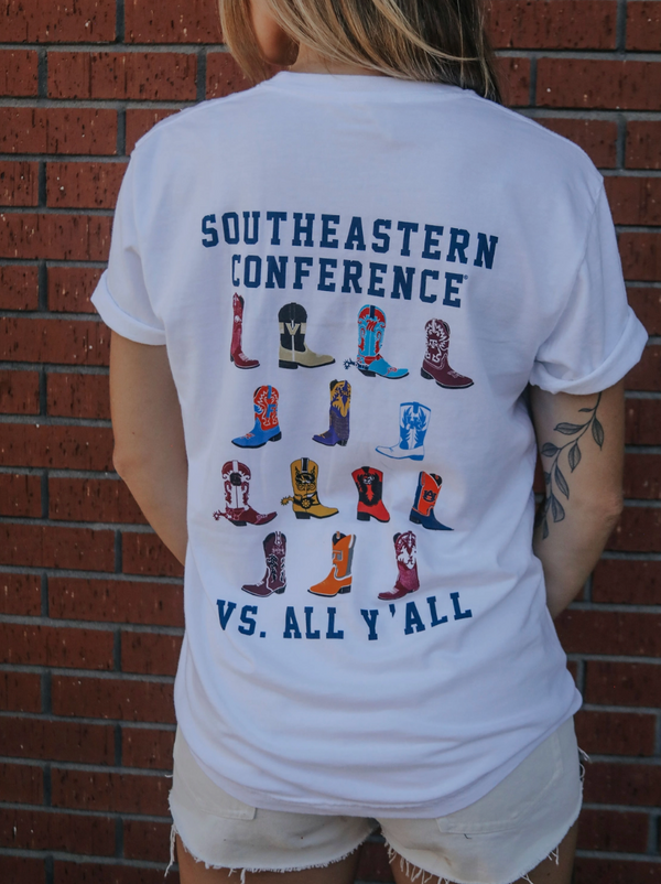 SEC Boots VS Ya'll Tee