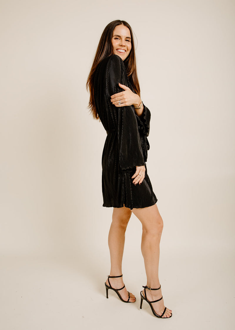Stella Shirt Dress - Black