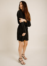 Stella Shirt Dress - Black