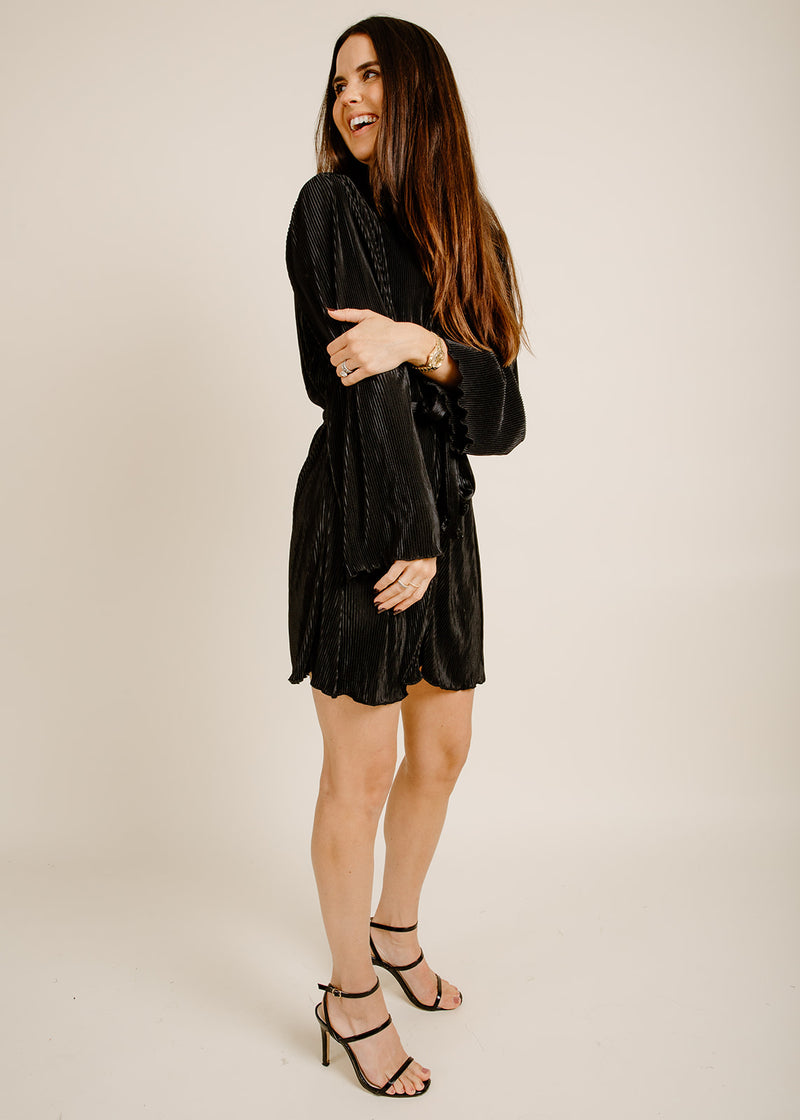 Stella Shirt Dress - Black
