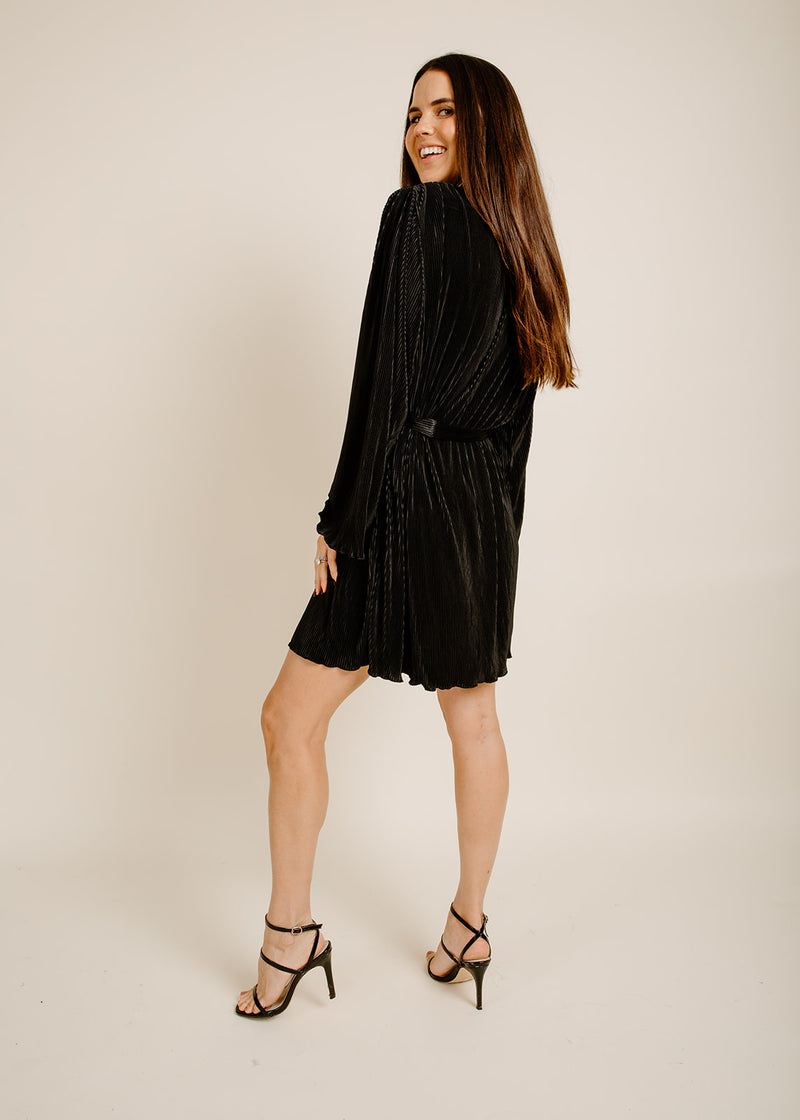 Stella Shirt Dress - Black