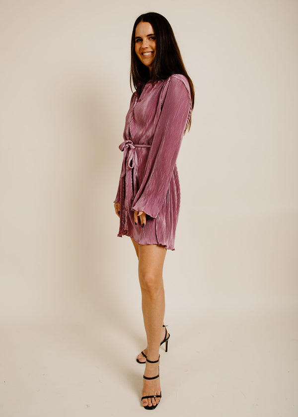 Stella Shirt Dress - Lavender