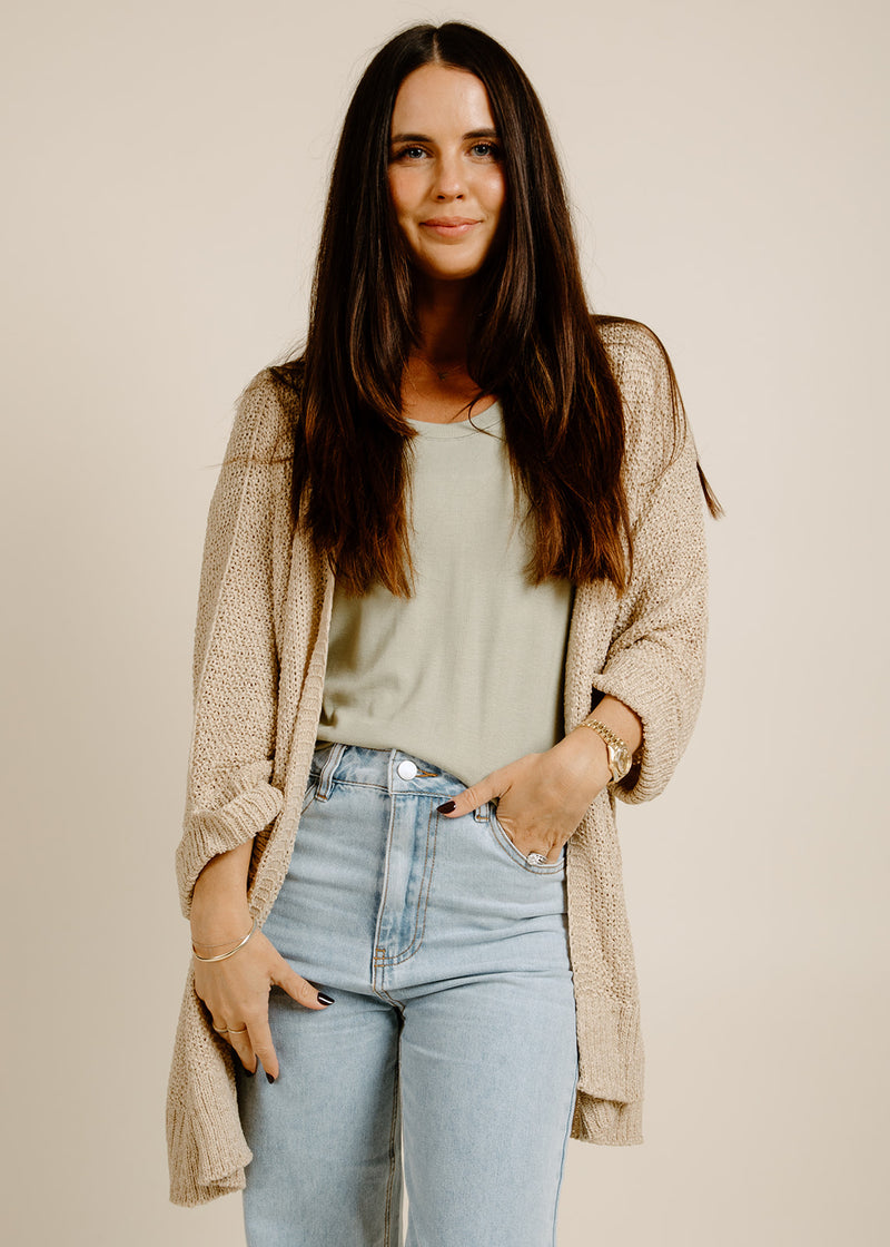 Willa Cardigan - Taupe