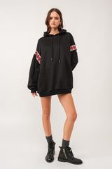 Etta Hoodie Sweatshirt- Black