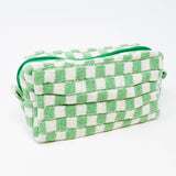 Check Yourself Cosmetic Bag - Green