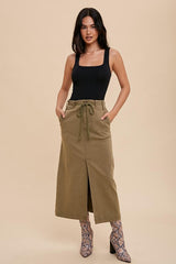 Jax Utility Skirt - Olive