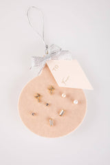 Petite Holiday Earring Set - Star