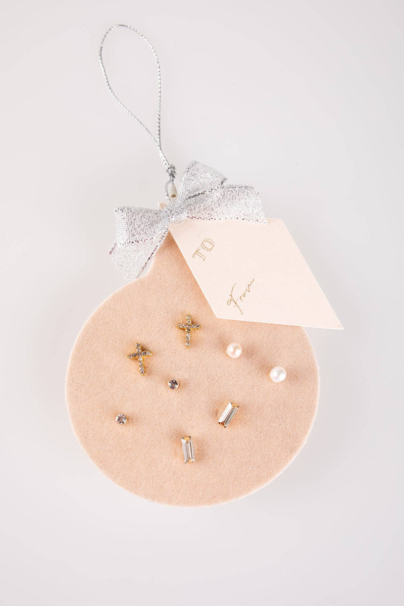Petite Holiday Earring Set - Star