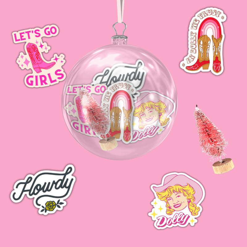 Dolly Sticker Gift Ornament