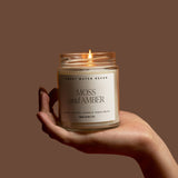 Moss and Amber 9 oz Soy Candle