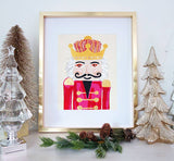 Nutcracker Paint by Number Kit - Red