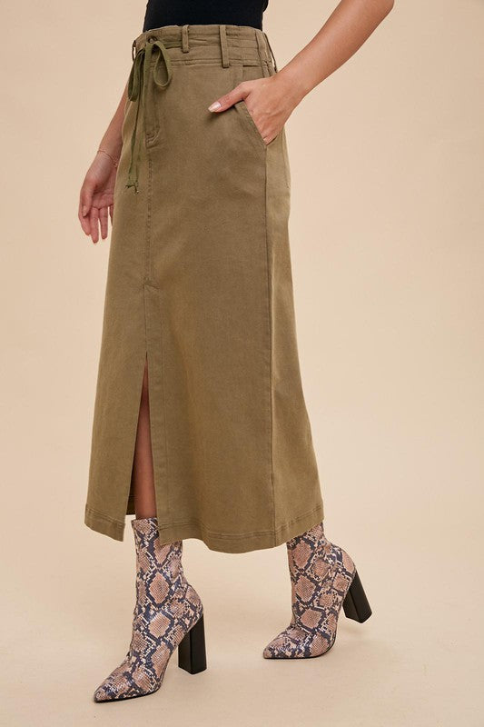 Jax Utility Skirt - Olive