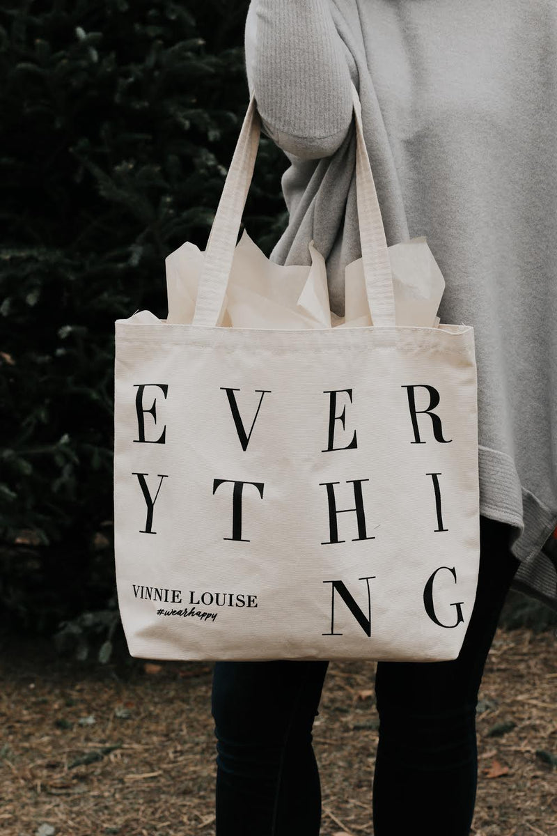 Canvas Tote Bag - Everything VL – Vinnie Louise