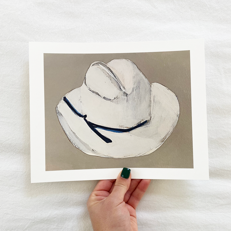 Print - Cowboy Hat