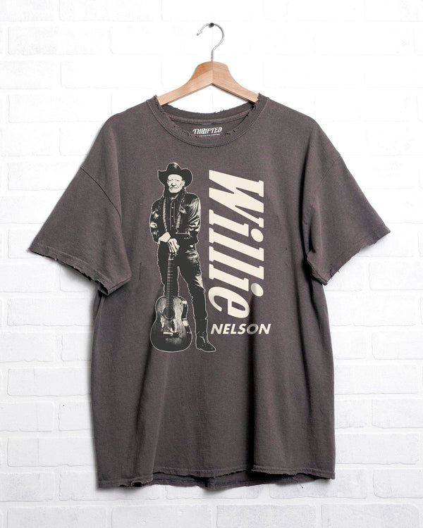 Willie Nelson Tee - Charcoal